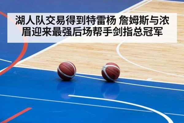 湖人队交易得到特雷杨 詹姆斯与浓眉迎来最强后场帮手剑指总冠军